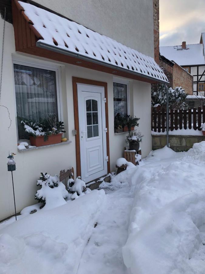 Am Mathildenbrunnen Klein Lejlighed Quedlinburg Eksteriør billede